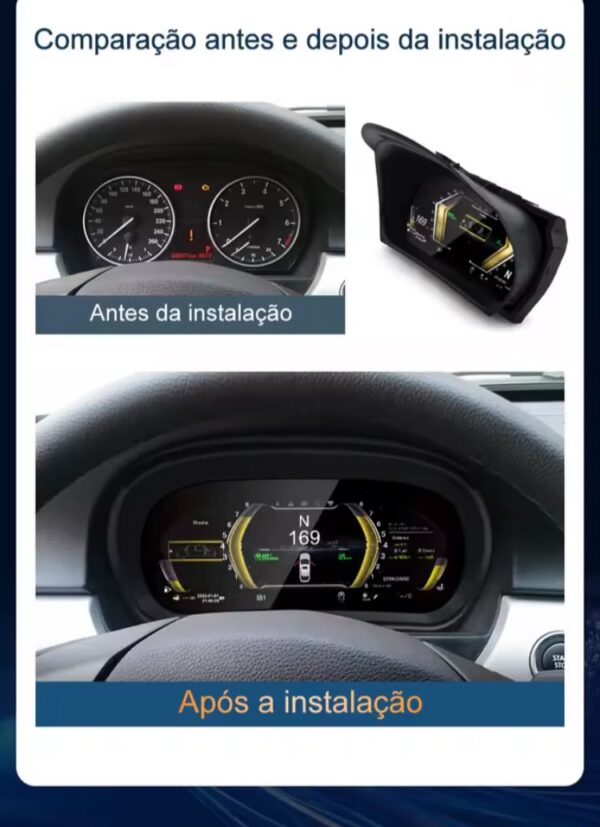 Painel Digital TFT BMW