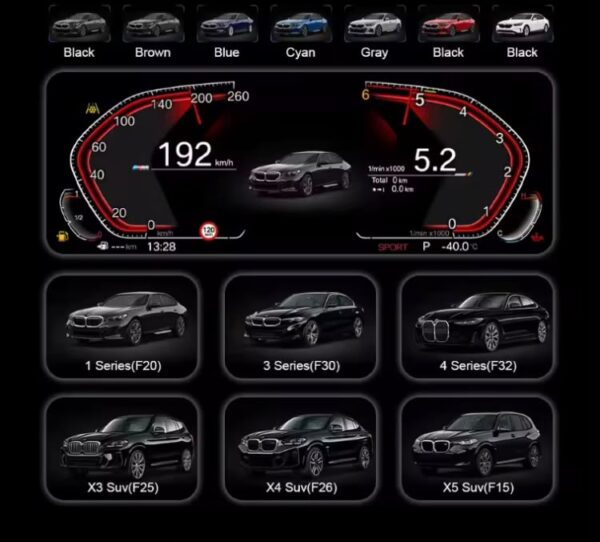 Painel Digital TFT BMW