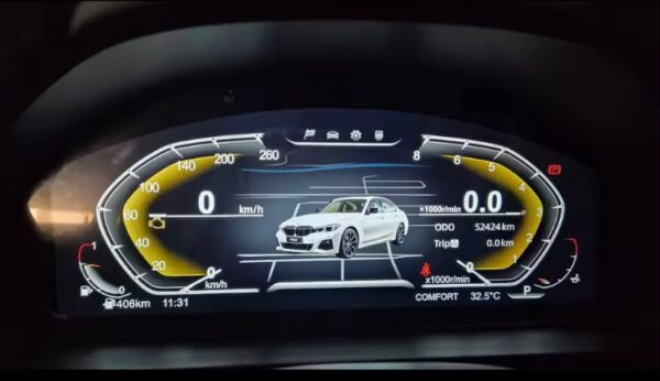 Painel Digital TFT BMW