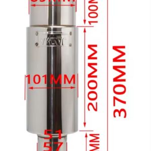 Abafador Esportivo Inox HKS 3,5”
